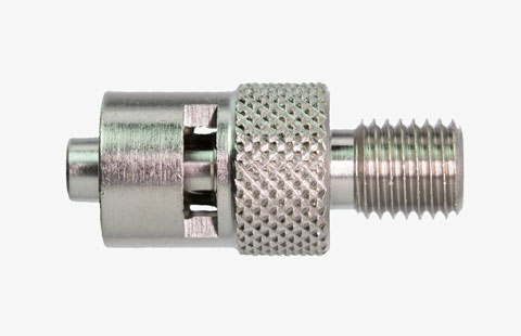 A1410 Male Luer Lock (13/32 knurled), 1/4-32 male thread